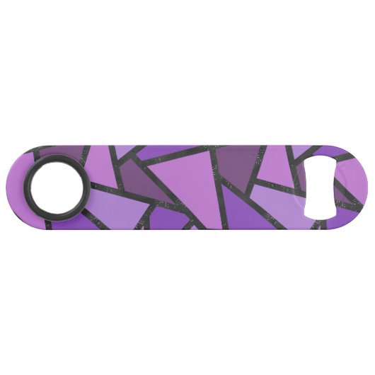 Farbtöne aus lila Glasmuster Speed Flaschenöffner (Vorderseite (Horizontal))