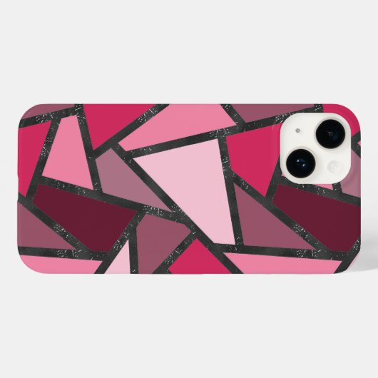 Farbtöne aus rosa Farbglas Case-Mate iPhone Hülle (Rückseite (Horizontal))