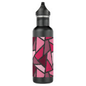 Farbtöne aus rosa Farbglas Edelstahlflasche (Rechts)