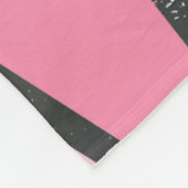 Farbtöne aus rosa Farbglas Fleecedecke (Ecke)