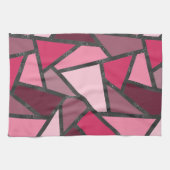 Farbtöne aus rosa Farbglas Geschirrtuch (Horizontal)