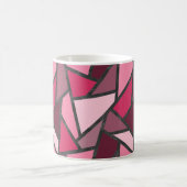 Farbtöne aus rosa Farbglas Kaffeetasse (Mittel)