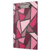 Farbtöne aus rosa Farbglas Klemmbrett (Links)