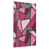 Farbtöne aus rosa Farbglas Klemmbrett (Rechts)