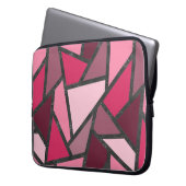 Farbtöne aus rosa Farbglas Laptopschutzhülle (Vorderseite Links)
