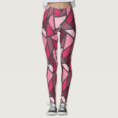 Farbtöne aus rosa Farbglas Leggings (Vorderseite)