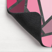 Farbtöne aus rosa Farbglas Mousepad (Ecke)