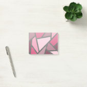 Farbtöne aus rosa Farbglas Post-it Klebezettel (Büro)