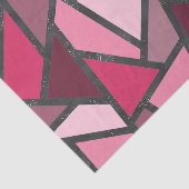 Farbtöne aus rosa Farbglas Seidenpapier (Ausschnitt)