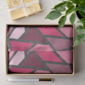 Farbtöne aus rosa Farbglas Seidenpapier (Geschenk)