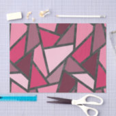 Farbtöne aus rosa Farbglas Seidenpapier (Handwerk)