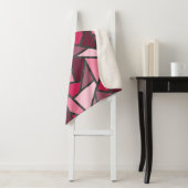 Farbtöne aus rosa Farbglas Sherpadecke (Beispiel)