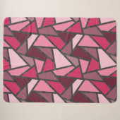 Farbtöne aus rosa Farbglas Sherpadecke (Vorderseite (Horizontal))