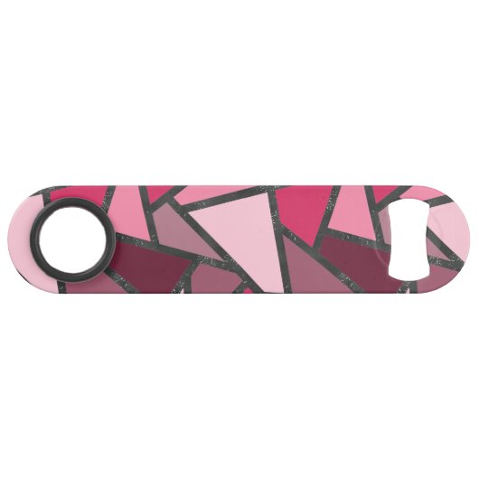 Farbtöne aus rosa Farbglas Speed Flaschenöffner (Vorderseite (Horizontal))
