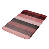 Farbtöne aus rosa Streifen Badematte (Schrägansicht)