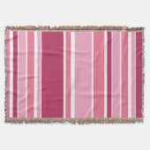 Farbtöne aus rosa Streifen Decke (Vorderseite)