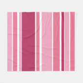 Farbtöne aus rosa Streifen Fleecedecke (Vorderseite (Horizontal))