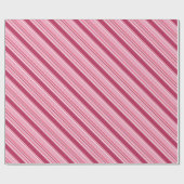 Farbtöne aus rosa Streifen Geschenkpapier (Flach)