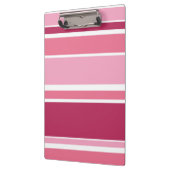 Farbtöne aus rosa Streifen Klemmbrett (Links)