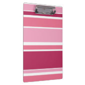 Farbtöne aus rosa Streifen Klemmbrett (Rechts)