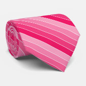 Farbtöne aus rosa Streifen Krawatte (Gerollt)