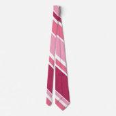 Farbtöne aus rosa Streifen Krawatte (Rückseite)