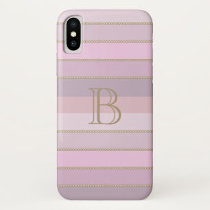 Farbtöne aus rosa Streifen, personalisiert Case-Mate iPhone Hülle