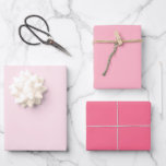 Farbtöne aus rosa Umschlagpapier, Set von 3 Blätte Geschenkpapier Set<br><div class="desc">Ein wunderschönes Farbtrio aus Rosa,  Rose und rosafarbenen Geschenktüchern. Ein Kompliment an Ihre Geschenke für jeden besondere Anlass,  jede Veranstaltung oder Feiertage.</div>