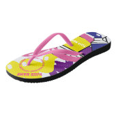 Farbtöne Badesandalen (Schrägansicht)