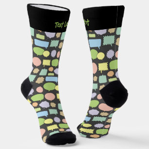 Farbtöne Blasen Muster Socken