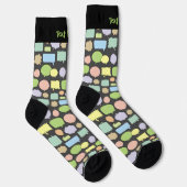 Farbtöne Blasen Muster Socken (Rechts)