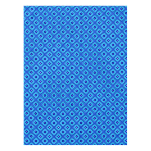 Farbtöne der blauen Tablette Tischdecke (Vorderseite)