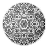 Farbtöne der grauen Keramik Keramikknauf (Vorderseite)