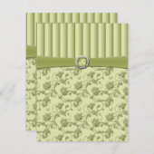 Farbtöne der R.S.V.P.-Karte RSVP Karte (Vorne/Hinten)