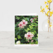 Farbtöne der rosafarbenen Karte (Gelbe Blume)