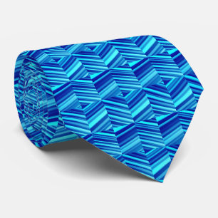 Farbtöne des blauen Musters Krawatte