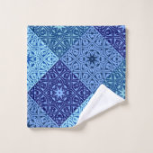 Farbtöne des blauen Set (Waschlappen)