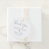 Farbtöne des blauen Wassers Geschenkanhänger (Beispiel)