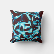 Farbtöne des blauen Zyans auf abstrakten Bändern i