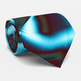 Farbtöne des blauen Zyans auf abstrakten Bändern i Krawatte