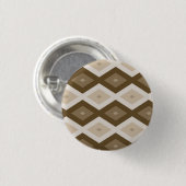 Farbtöne des braunen Rautenmusters Button (Vorne & Hinten)