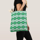 Farbtöne des grünen Diamantmusters Tasche (Von Nahem)