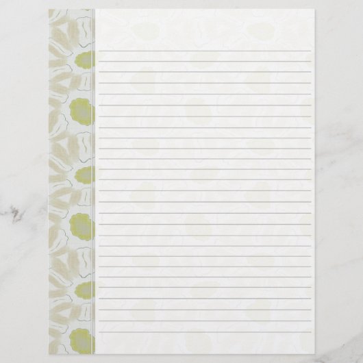 Farbtöne des grünen Retro-Musters Chartreuse (Vorderseite)