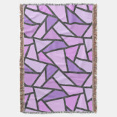 Farbtöne des lilac-farbenen Glasmusters Decke (Vorderseite Vertikal)