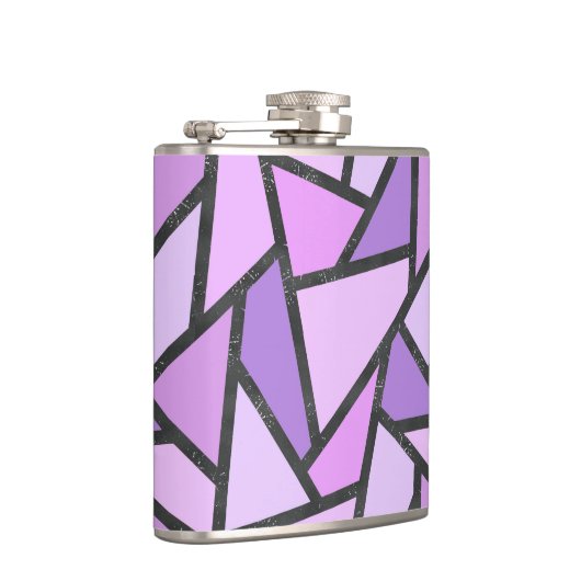 Farbtöne des lilac-farbenen Glasmusters Flachmann (Rechts)