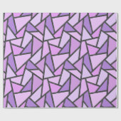 Farbtöne des lilac-farbenen Glasmusters Geschenkpapier (Flach)
