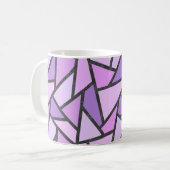 Farbtöne des lilac-farbenen Glasmusters Kaffeetasse (Vorderseite Links)