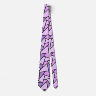 Farbtöne des lilac-farbenen Glasmusters Krawatte