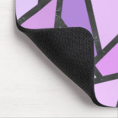 Farbtöne des lilac-farbenen Glasmusters Mousepad (Ecke)