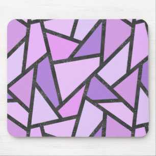 Farbtöne des lilac-farbenen Glasmusters Mousepad